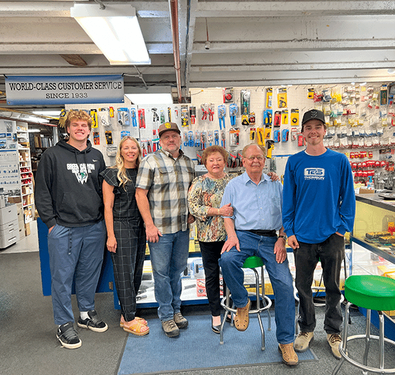 Thomson Electric Supply Team at Counter